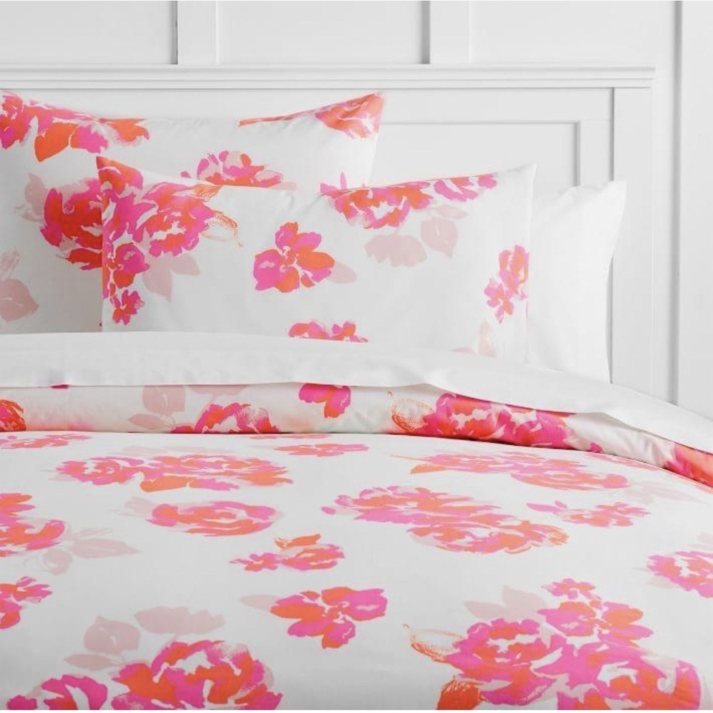 Pottery Barn Teen Emily & Meritt Rose Bedding Collection Twin Duvet Cotton